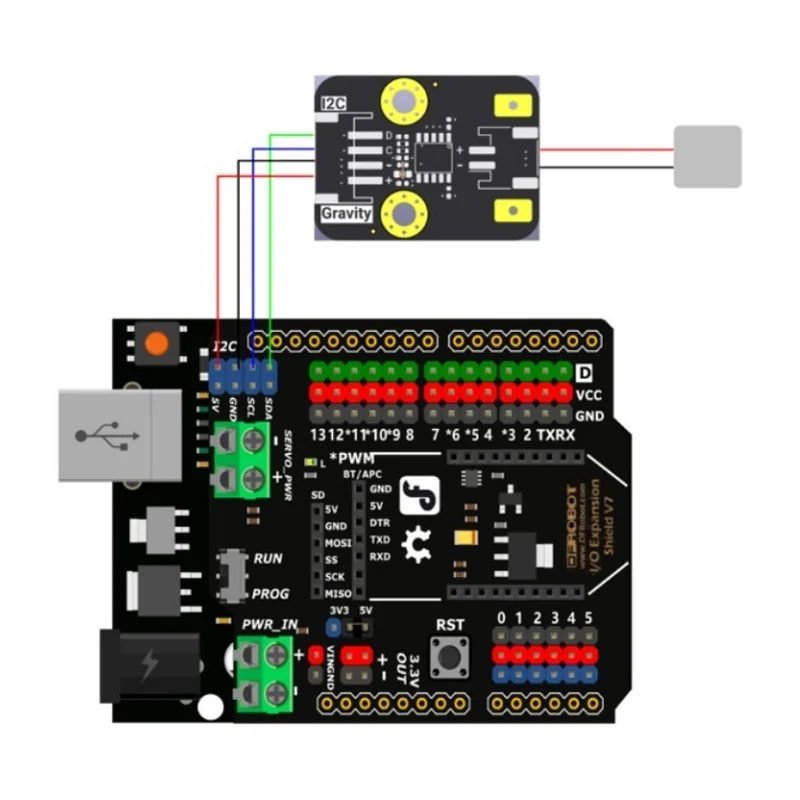 Драйвер и преобразователь DFRobot DRI0056 — I2C Haptic Motor Driver for LRA Motors (TM6605, 44 Modes)