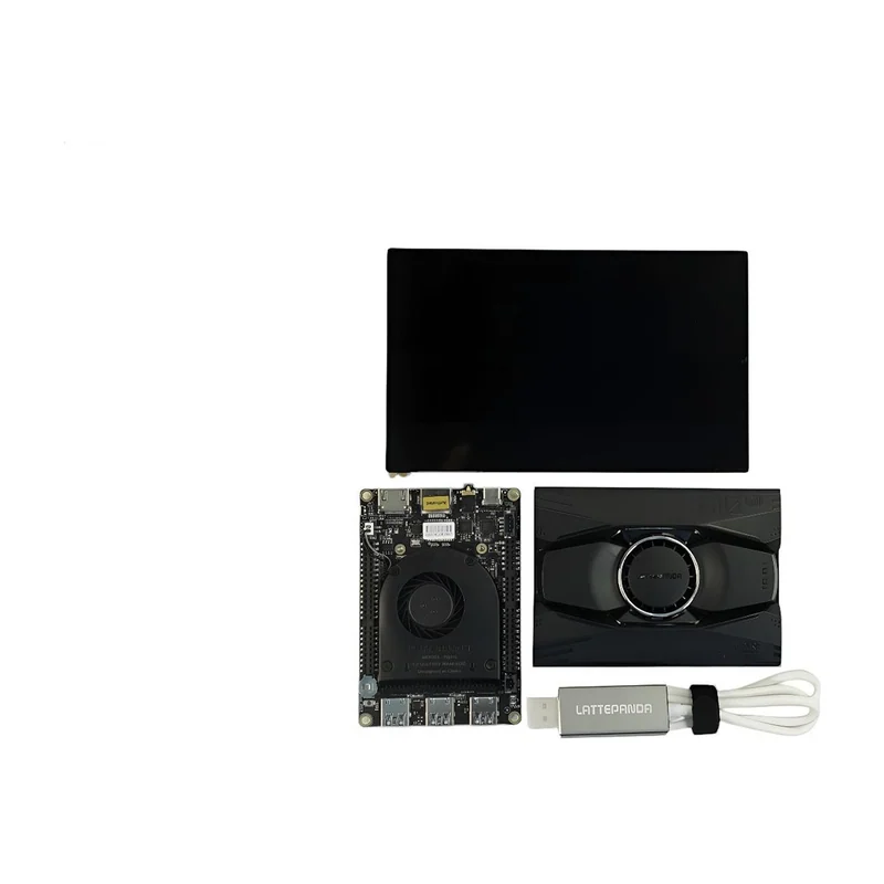 Одноплатный компьютер LattePanda 2 Alpha 864s (Win11 Pro) Kit, комплект с корпусом и дисплеем 7″