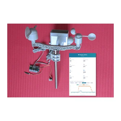 Метеостанция DFRobot SEN0186 с анемометром, флюгером и дождемером