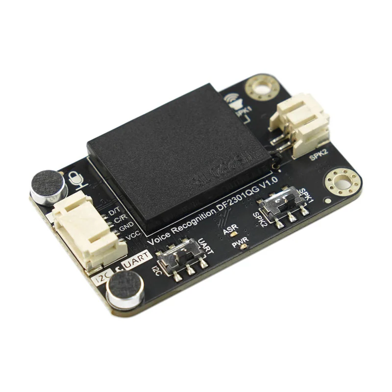Модуль распознавания речи DFRobot Gravity SEN0539-EN — офлайн, 121 команда, I2C/UART