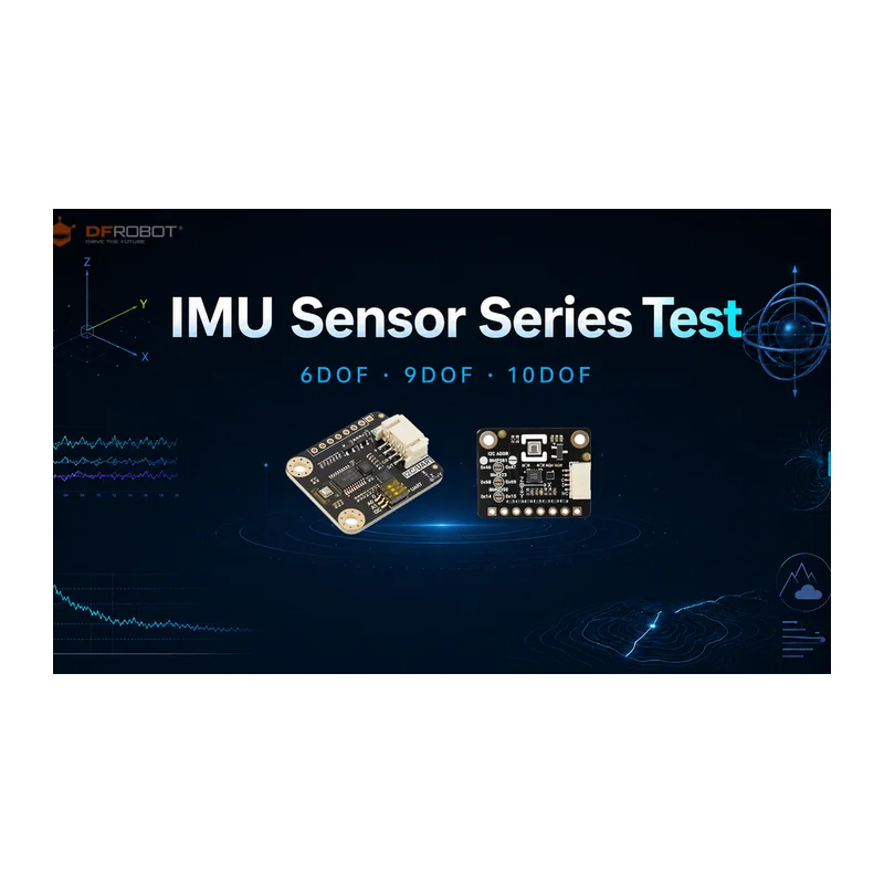Датчик DFRobot SEN0695 — Compact 9DOF IMU Sensor for Motion & Heading Integration (24×19 mm, I2C, Breakout)