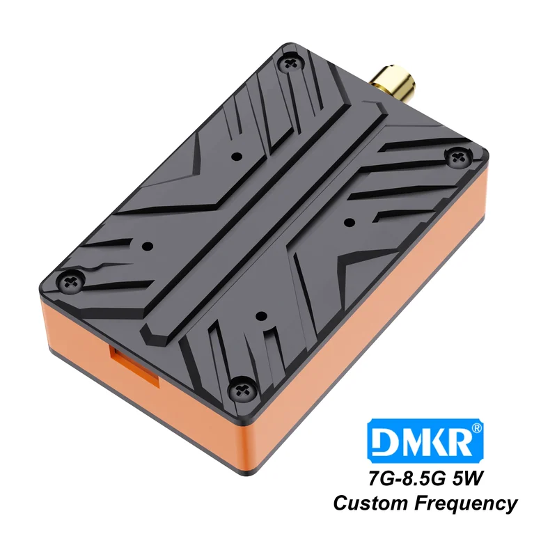 Видеопередатчик DMKR 7G-8.5G 5W 80CH, 7–8,5 ГГц, 5 Вт, 80 каналов, произвольная частота
