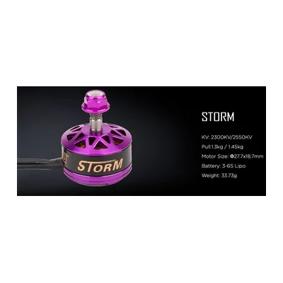 Мотор DYS 2207 Storm, 2300 KV, гоночный FPV, ток до 29,3 А