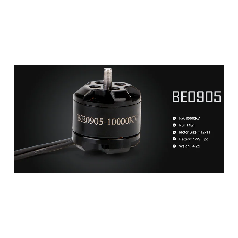Мотор DYS BE0905, 10000 KV, гоночный FPV, ток до 7,6 А