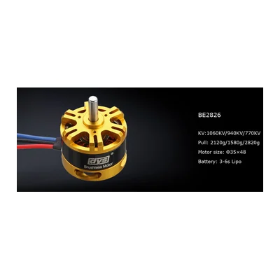 Мотор DYS BE2826, 1060 KV, мультиротор, тяга до 2820 г