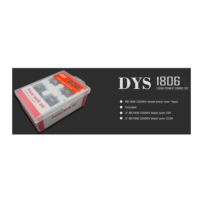 Комплект моторов DYS F1806, BE1806 2300 KV, 2 CW + 2 CCW, 2–3S