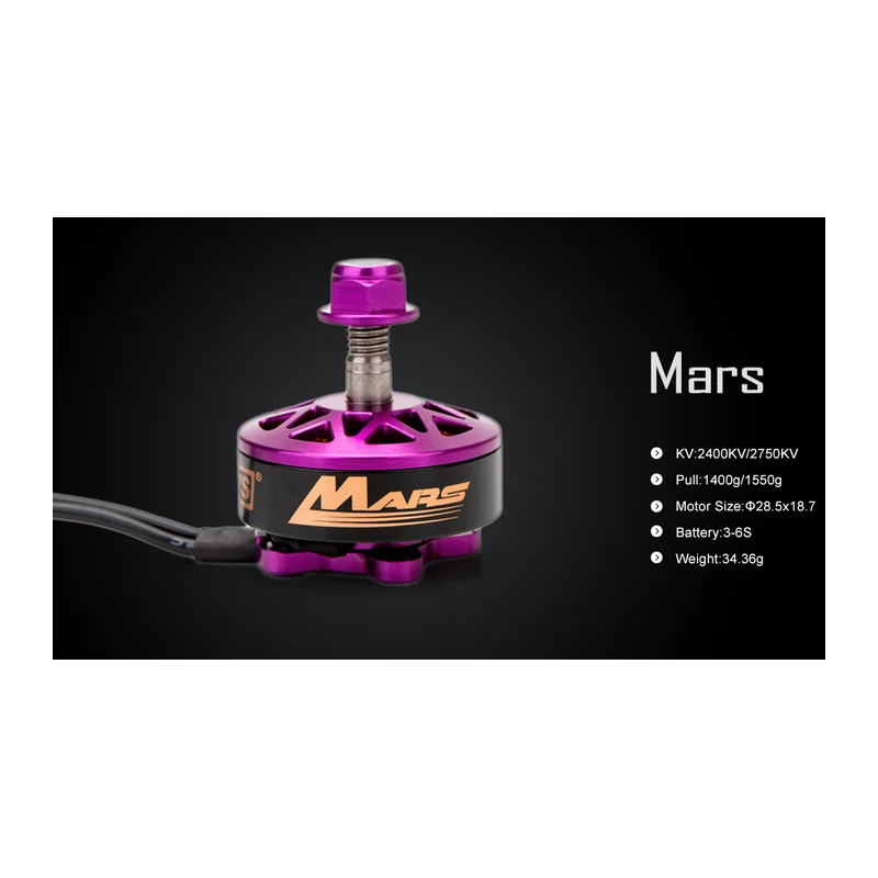 Мотор DYS Mars, 2400 KV, гоночный FPV, ток до 34,5 А