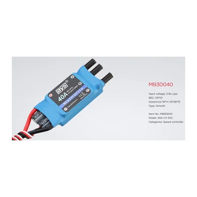 Регулятор хода DYS MB30040, 40 А, 2–6S, SimonK
