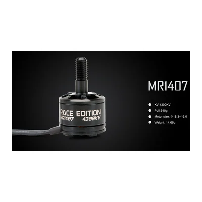 Мотор DYS MR1407, 4300 KV, гоночный FPV, ток до 24,2 А