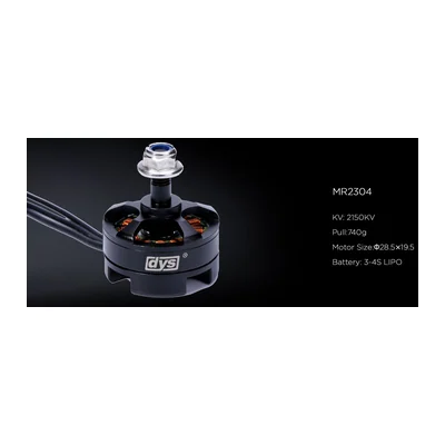 Мотор DYS MR2304, 2150 KV, гоночный FPV, тяга до 740 г