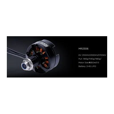 Мотор DYS MR2306, 2100 KV, гоночный FPV, тяга до 1180 г