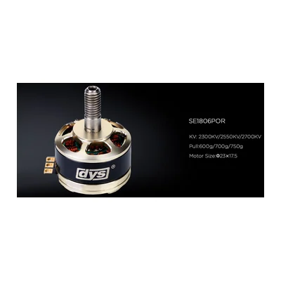 Мотор DYS SE1806 PRO, 2300 KV, гоночный FPV, тяга до 750 г