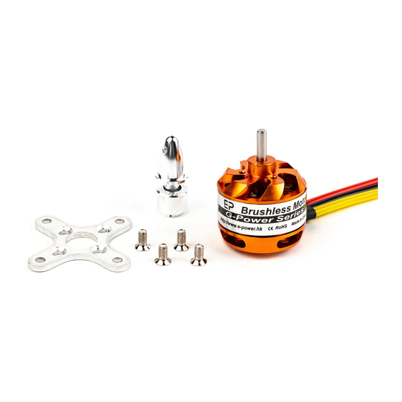 Мотор E-Power D2822, 1100–2600 KV, 2–3S, тяга до 850 г