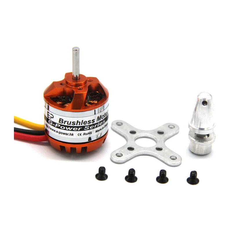Мотор E-Power D2830, 750–1300 KV, 2–4S, тяга до 930 г
