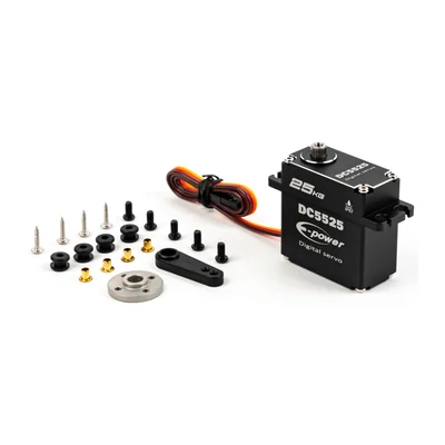 Сервопривод E-Power DC5525, коллекторный, 25 кг·см при 8,4 В, IP67