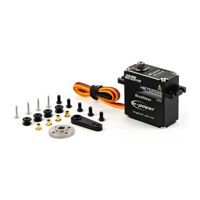 Сервопривод E-Power HB7525GS, бесколлекторный, 21 кг·см при 7,4 В, IP67