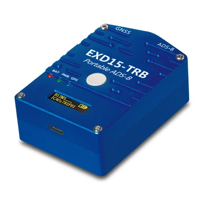 Переносной транспондер ADS-B Exceed EXD15-TRB, 20 Вт, 15 ч от батареи