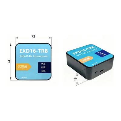 Переносной передатчик ADS-B Exceed EXD16-TRB, 20 Вт, 1090 МГц, канал 4G