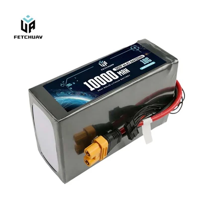 Полутвердотельные аккумуляторы FetchUAV 6S–14S, 10 000–80 000 мА·ч, 10C/20C