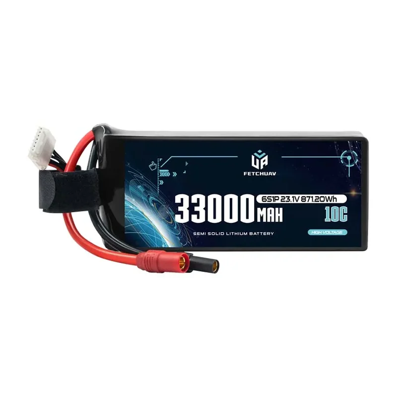Батарея тяговая FetchUAV полутвёрдая HV, 33 000 мА·ч, 6S, 10C/20C, 3 220 г