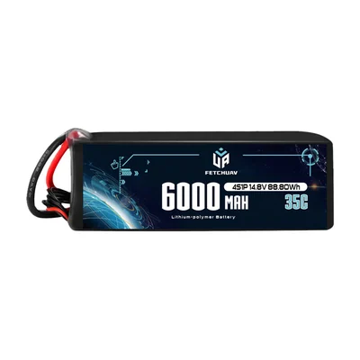 Аккумуляторы FetchUAV для FPV 3S–6S, 1300–8000 мА·ч, 35–260C, LiPo