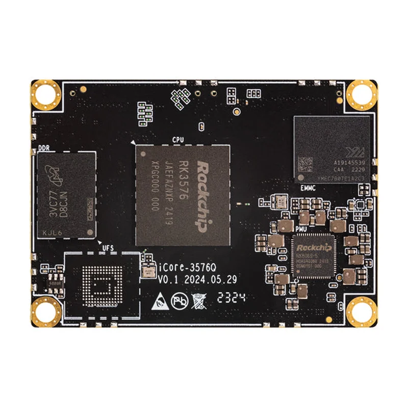 Вычислительный модуль Firefly iCore-3576JQ, RK3576J, NPU 6 TOPS, 60×43 мм, 15 г, −40…+85 °C