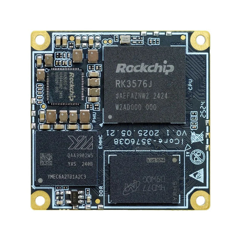 Вычислительный модуль Firefly ICORE-3576JQ38, RK3576J, NPU 6 TOPS, 38×38 мм, 10 г, −40…+85 °C