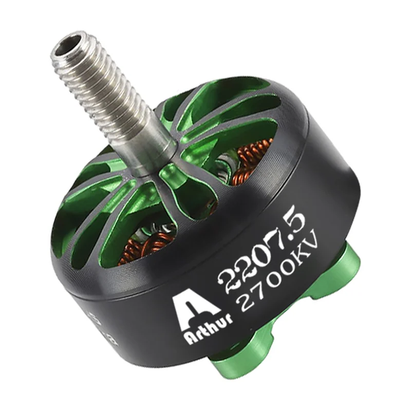 Мотор бесколлекторный FlashHobby Arthur A2207.5, 1900 KV, статор 22×7,5 мм