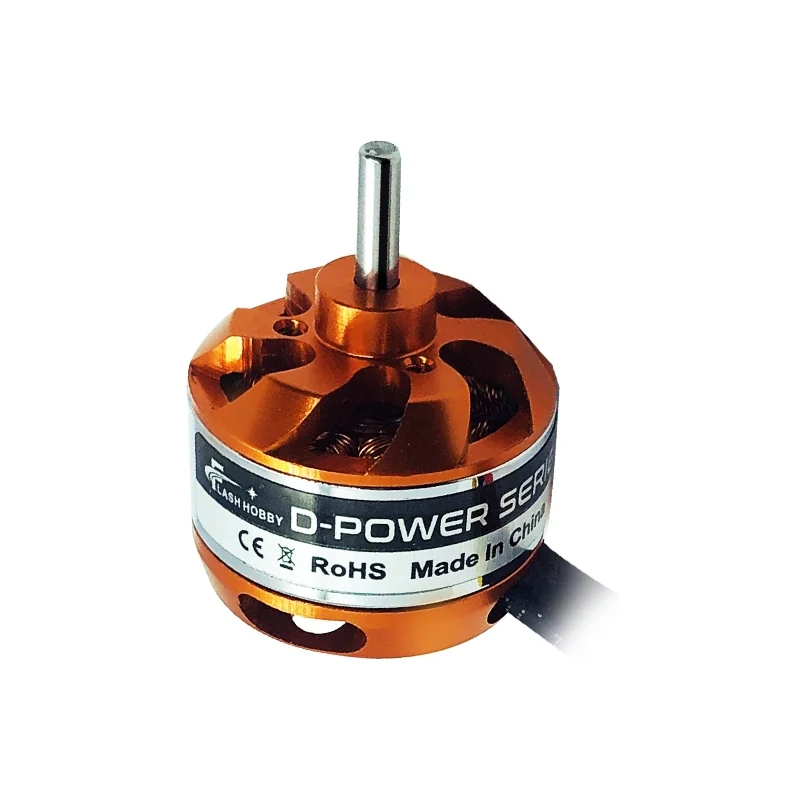 Мотор бесколлекторный FlashHobby D-Power D2822, 1100–2600 KV, масса 22 г