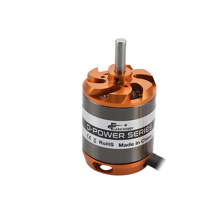 Мотор бесколлекторный FlashHobby D-Power D3548, 790–1100 KV, тяга до 2150 г