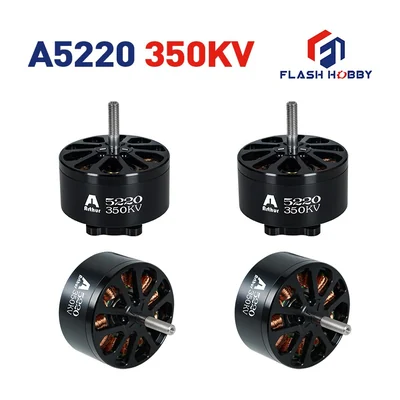 Мотор бесколлекторный FlashHobby A5220, 350 или 500 KV