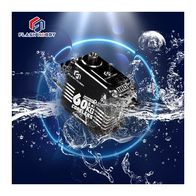Сервопривод FlashHobby CLS3860MED, безжелезный, стальной редуктор