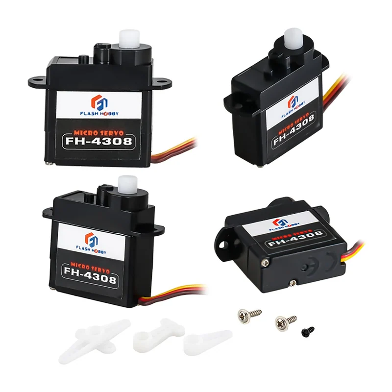 Микросервопривод FlashHobby FH-4308, 3,4–6,0 В