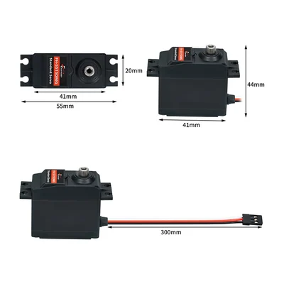 Сервопривод FlashHobby FH-5515DMG, коллекторный, 4,8–6,0 В, 55 г