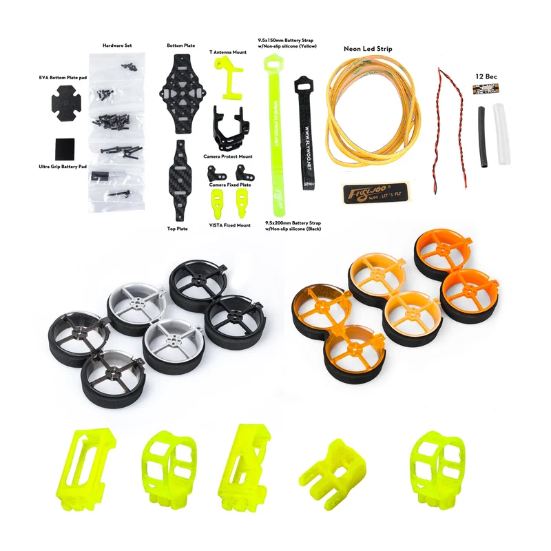 Рама CineRace20 2inch Frame Kit Parts