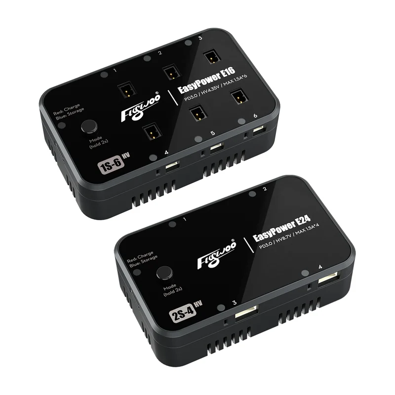 Аккумулятор для FPV Flywoo EasyPower E16 / E24 1S / 2S Battery charger