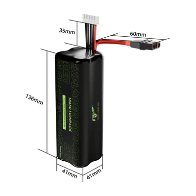 Аккумулятор Flywoo Explorer 4S2P 6000 мА·ч Li-ion, Molicel P30B 18650