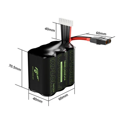 Аккумулятор Flywoo Explorer 6S1P 3000 мА·ч Li-ion, Molicel P30B 18650