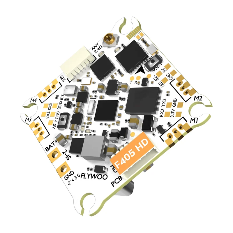 Полётный контроллер GOKU F405 HD 3-4S 20A AIO