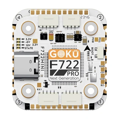 Стек Flywoo GOKU F722 Pro Mini V2, 32-битный регулятор 45 А, 20×20 мм