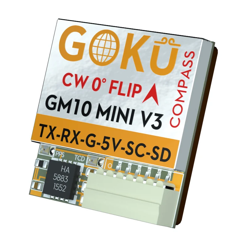 GNSS-модуль GOKU GM10 Mini V3 GPS w/ compass