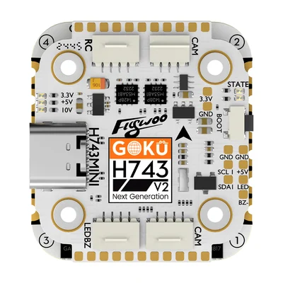 Стек Flywoo GOKU H743 Pro Mini, 32-битный регулятор 45 А, 20×20 мм