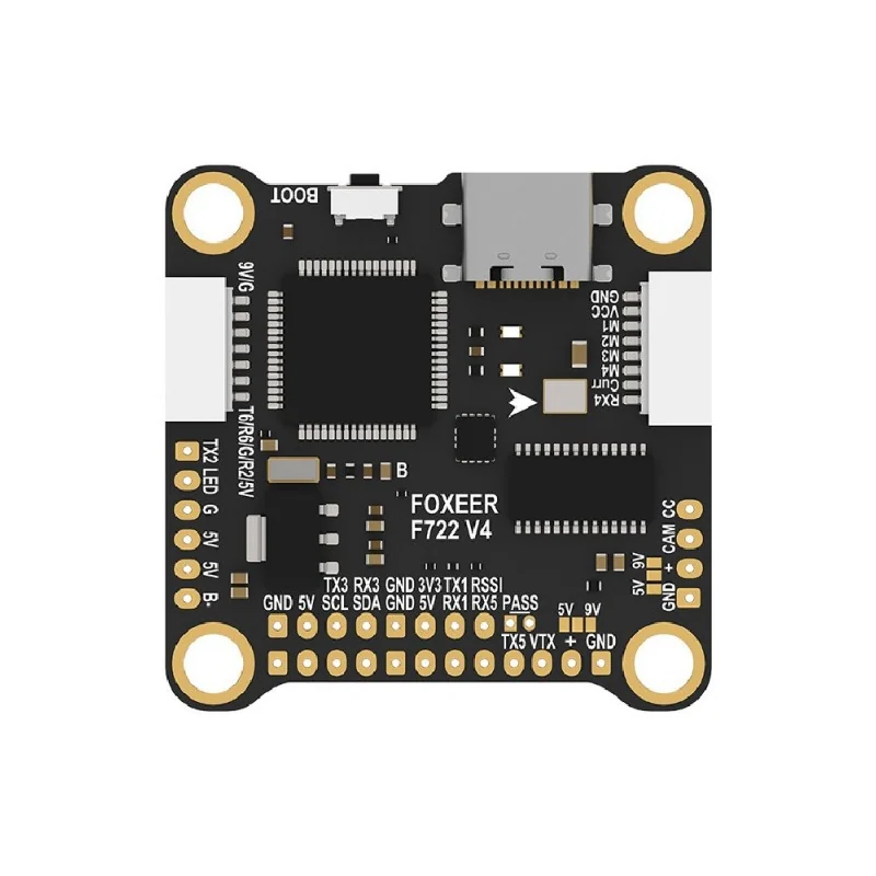 Полётный контроллер Foxeer F722 V4 Flight Controller X8 DJI Type-C