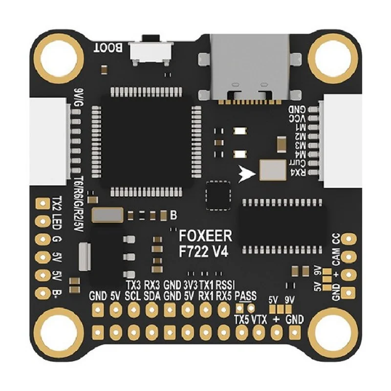 Полётный контроллер Foxeer F722 V4 Flight Controller X8 DJI Type-C