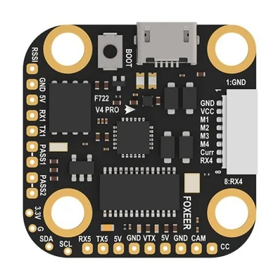 Полётный контроллер Foxeer Mini F722 V4 Pro FPV Flight Controller 20*20mm Build-In Pit PA
