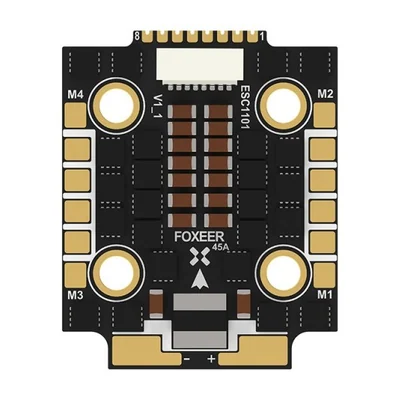 Регулятор хода Foxeer Reaper F4 Mini 128K 45A BL32 4in1 ESC 20*20mm M3, 45A*4 / 65A*4