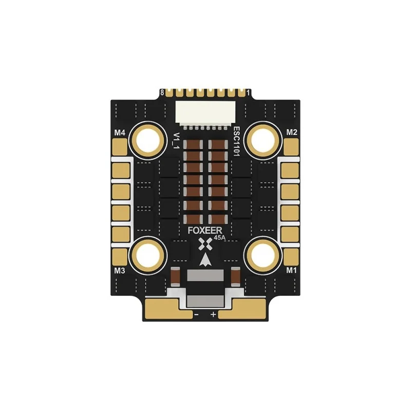 Регулятор хода Foxeer Reaper F4 Mini 128K 45A BL32 4in1 ESC 20*20mm M3, 45A*4 / 65A*4