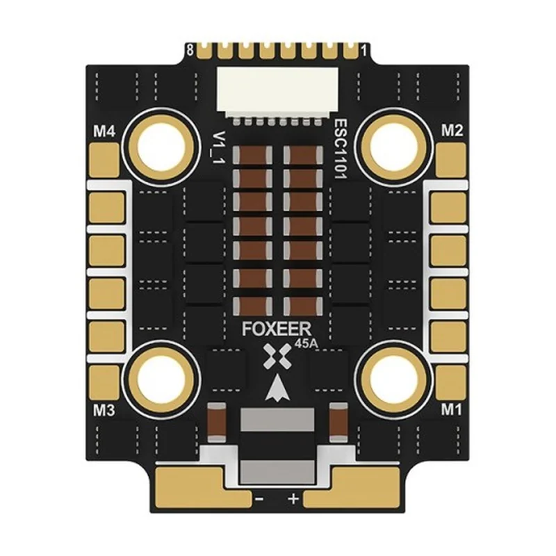 Регулятор хода Foxeer Reaper F4 Mini 128K 45A BL32 4in1 ESC 20*20mm M3, 45A*4 / 65A*4