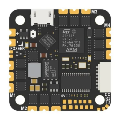 Полётный контроллер AIO Foxeer Reaper F745 с регулятором 45 А, 2–6S, 25,5×25,5 мм