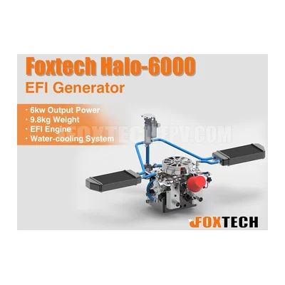 Гибридный генератор Foxtech Halo-6000 EFI, 6 кВт, 58 В